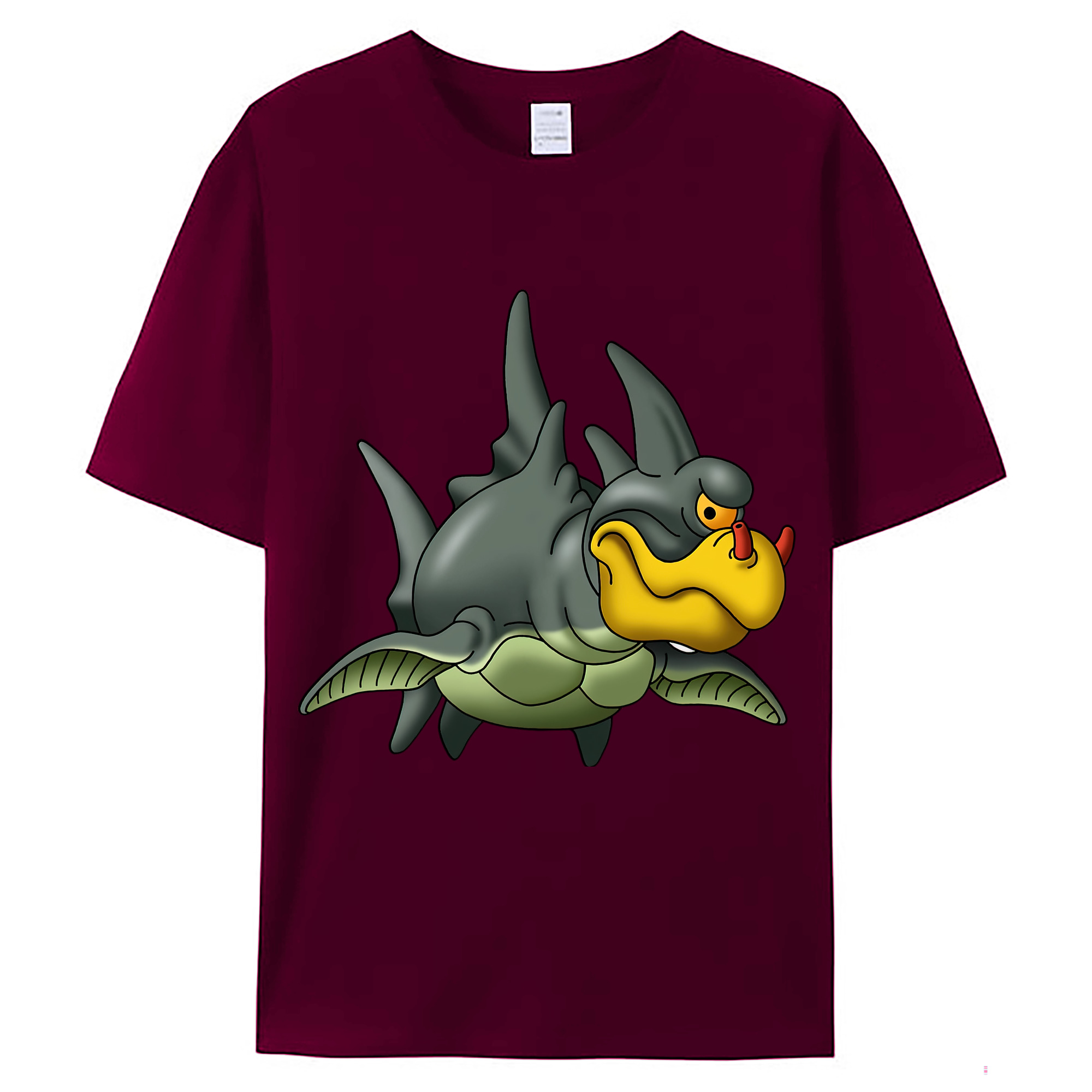 （画像用） ドラゴンクエスト Doragon Kuesuto Dragon Quest レディースカジュアルプリントTシャツ（綿100％）